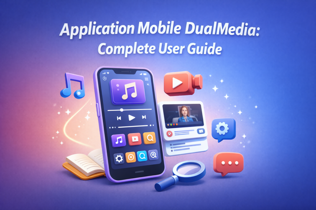 application mobile dualmedia