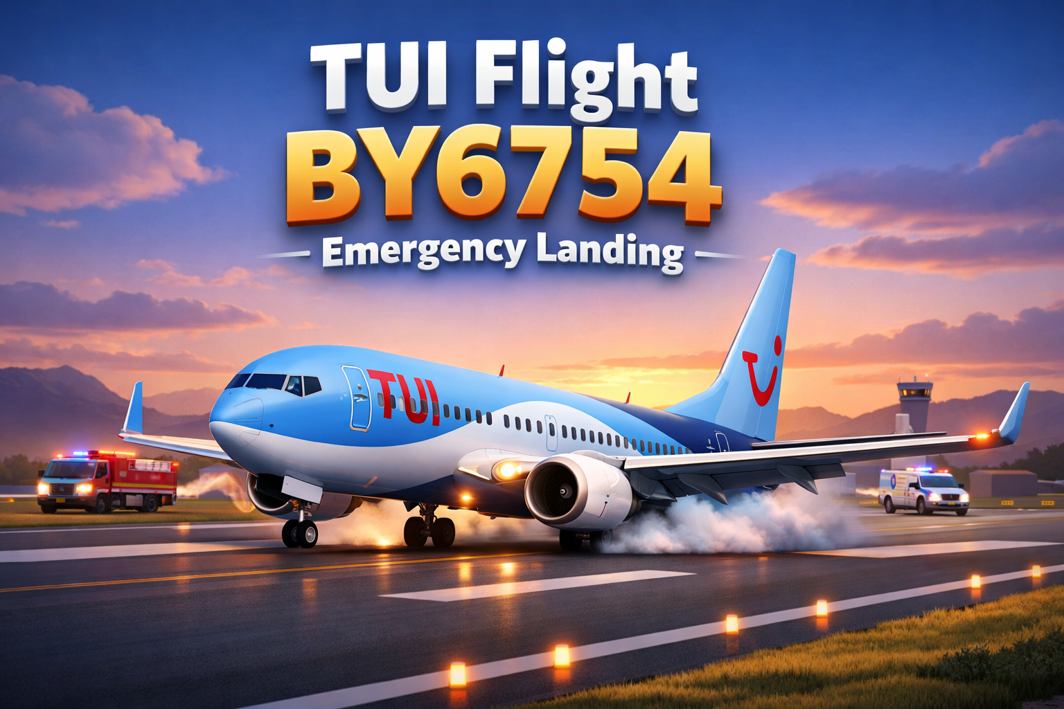 tui flight by6754 emergency landing